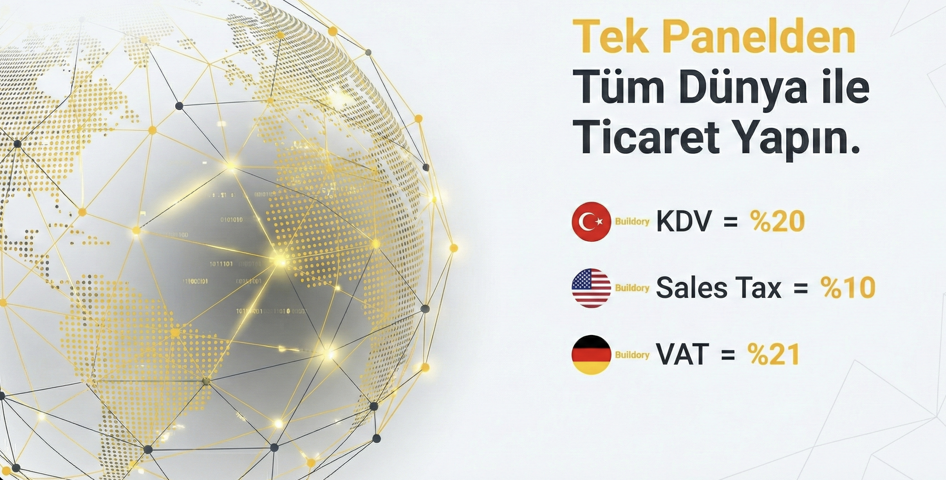 Tek panelden çoklu para birimi ve vergi yönetimi