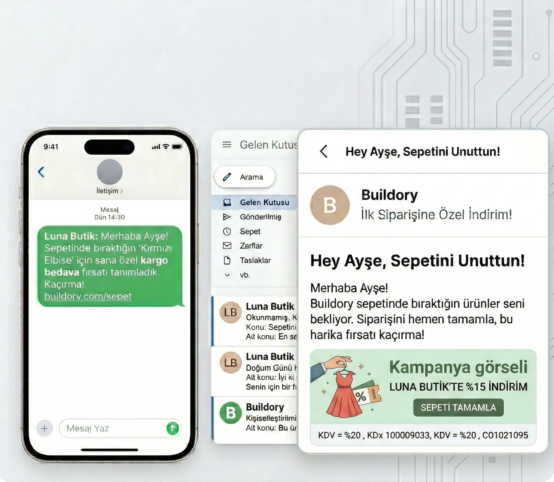 E-posta ve SMS otomasyonu
